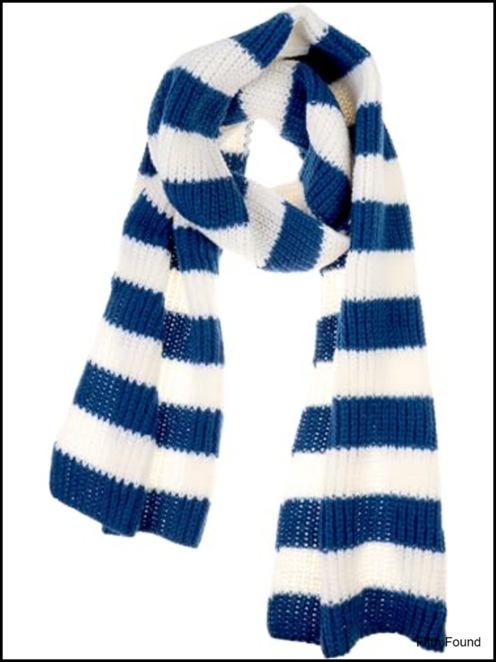 Acrylic Striped Winter Scarf Fringed Cold Weather Wrap